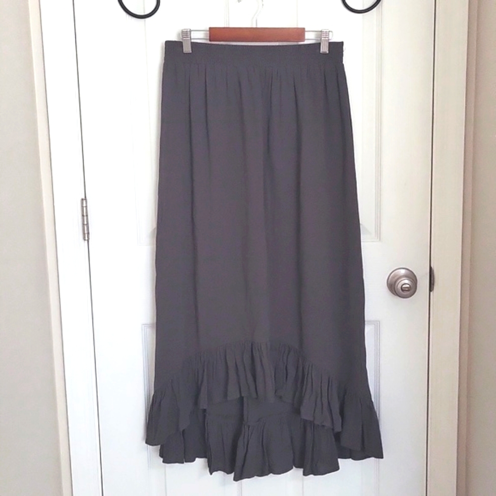 Ruffle Hem Skirt